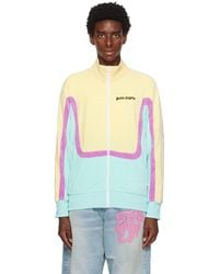 Palm Angels - & Blue Colorblock Track Jacket - Lyst