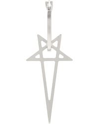 Rick Owens - Pentagram Single Earring - Lyst
