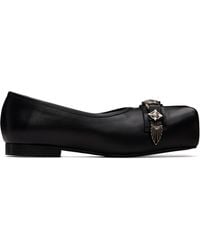 Toga - Leather Ballerina Flats - Lyst