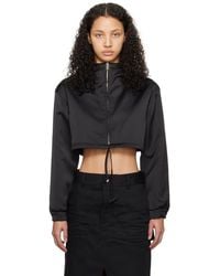 we11done - Cropped Hoodie - Lyst