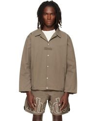 Rhude - Taupe Logo Coaches Jacket - Lyst