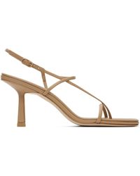STUDIO AMELIA - Cross Front 70 Heeled Sandals - Lyst
