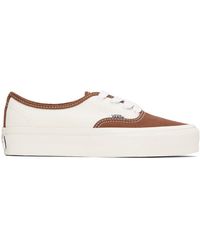 Vans - Baskets authentic reissue 44 blanc cassé et brun - Lyst