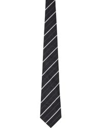 Homme Plissé Issey Miyake Zigzag Tie in Black for Men | Lyst Australia