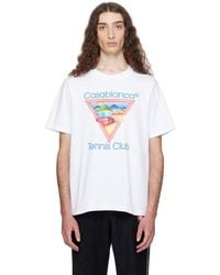 CASABLANCA - Relaxed-Fit Graphic Print T-Shirt - Lyst