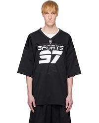 Willy Chavarria - ブラック 'Sports' Football Jersey トップス - Lyst