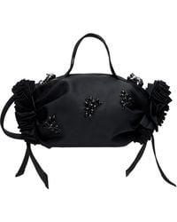 Simone Rocha - Mini Double Ribbon Rosette Top Handle Bag - Lyst