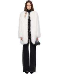 Yves Salomon - Long Feather Coat - Lyst