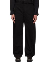 Lemaire - Twisted Belted Jeans - Lyst