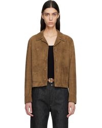Tom Ford - Tan Soft Lamb Suede Jacket - Lyst
