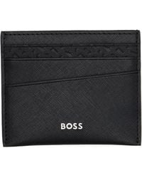 BOSS - Logo-Lettering Card Holder - Lyst