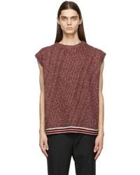 Noma T.D - Cable Knit Twisted Vest - Lyst