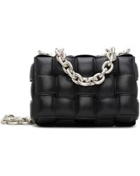 Bottega Veneta - Black Padded Chain Cassette Bag - Lyst