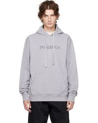 JW Anderson - Logo Embroidery Hoodie - Lyst