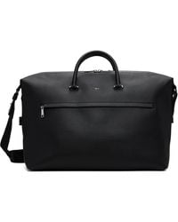 BOSS - Grained Faux-Leather Duffle Bag - Lyst