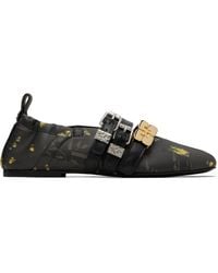 Ganni - Sue Triple Printed Ballerina Flats - Lyst