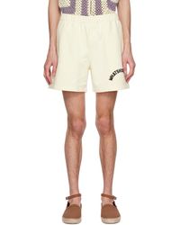 Bode - Off-white Sweat Shorts - Lyst