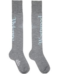 Vivienne Westwood - Half Logo High Socks - Lyst