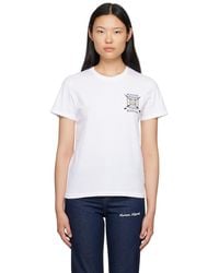 Maison Kitsuné - College Fox T-shirt - Lyst