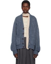 Bless - The Cristaseya Edition Nº79 'Jeansbackpatent' Cardigan - Lyst