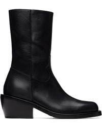 Dries Van Noten - High Leather Boots - Lyst