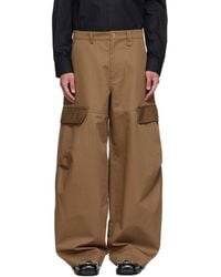 Simone Rocha - Balloon Knee Pleat Cargo Pants - Lyst
