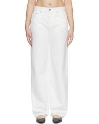 Loulou de Saison - Samur Lds Organic Denim Boyfriend Jeans - Lyst