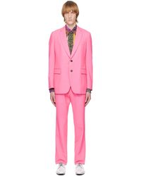 Dries Van Noten - Pink Two-button Suit - Lyst