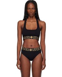 Versace - Nylon-Blend Bikini Top - Lyst
