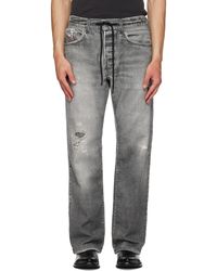 DIESEL - Gray Relaxed 2080 D-reel Joggjeans 068us Jeans - Lyst