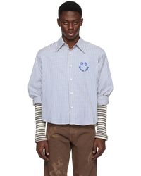 Bluemarble - Marble Smiley Stripe Shirt - Lyst