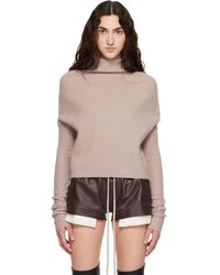 Rick Owens - Tower Ls Crater Sweater - Lyst
