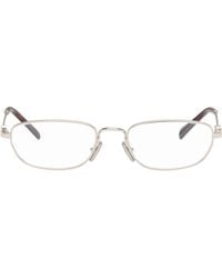 Miu Miu - Rectangular Glasses - Lyst