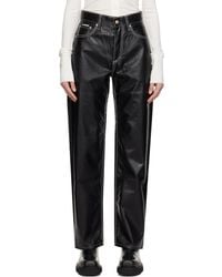 Eytys - Black Benz Faux-leather Jeans - Lyst