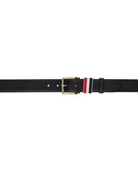 Thom Browne - Calfskin Pebbled Leather Belt - Lyst