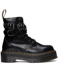 jadon hardware leather platform boots