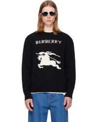 Burberry - Knight Wool Cashmere Sweater - Lyst