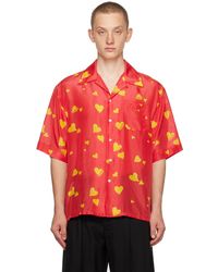 Marni - Red 'bunch Of Hearts' Shirt - Lyst