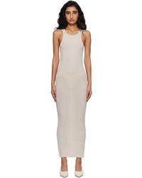 Entire studios - Off- Muscle Tank Midi Dress - Lyst