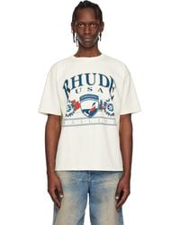 Rhude - Off- Usa Sailing Icon T-Shirt - Lyst
