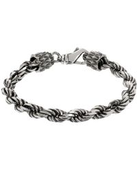 Emanuele Bicocchi - Large Rope Chain Bracelet - Lyst