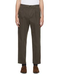 PS by Paul Smith - Gray Pleated Trousers - Lyst