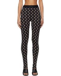 Marine Serre - Recycled Moon Jersey Stirrup Leggings - Lyst
