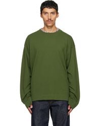 Dries Van Noten - Long Sleeve Cotton T-Shirt - Lyst