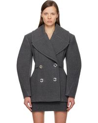 Givenchy - Cocoon Peacoat - Lyst