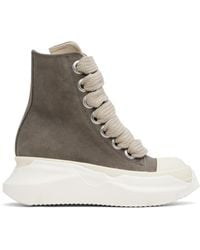 Rick Owens - Hollywood Jumbo Laces Abstract Sneak Sneakers - Lyst