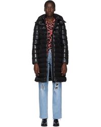 Moncler Manteau en duvet noir Moka
