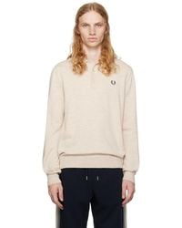 Fred Perry - F Perry ウール&コットン ニットポロシャツ - Lyst