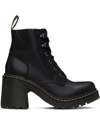 Dr. Martens - Black Jesy Sendal Leather Lace Up Boots - Lyst