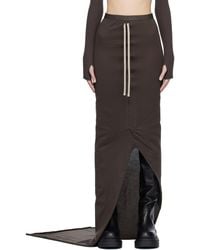 Rick Owens - Moncler + Adjustable Maxi Skirt - Lyst